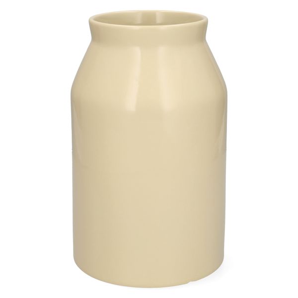 Vase, céramique, gris silex, Ø 14 x 23 cm