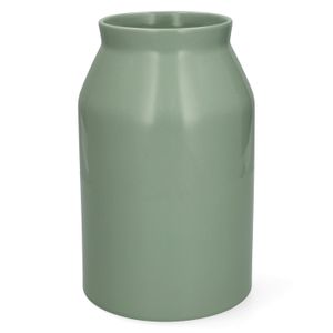 Vase, céramique, bleu, Ø14 x 23 cm