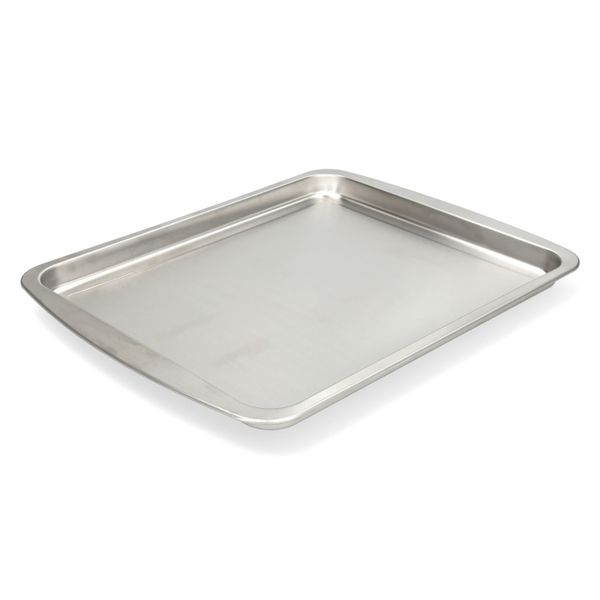 Plaque de cuisson, inox recyclé, 28 x 36 cm