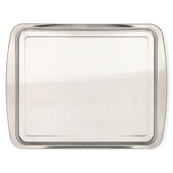 Plaque de cuisson, inox recyclé, 28 x 36 cm