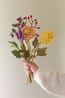 Fleur, feutrine, véronique, violet, 35 cm