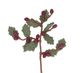 Zweig lila Beeren, Filz, 37 cm