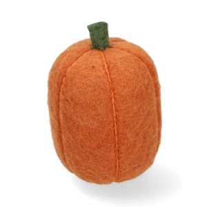 Citrouille, feutrine, allongée, orange, Ø 9 cm