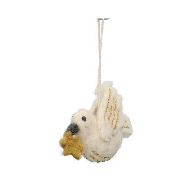 Hanger, vilt, vredesduif met ster