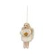 Hanger, vilt, engel met witte jurk en ster