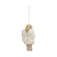 Hanger, vilt, engel met witte jurk en ster