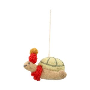 Suspension de Noël, feutrine, Zoë la tortue marine, WWF