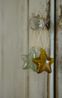 Hanger, glas, ster, geel