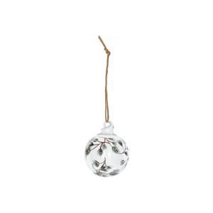 Boule de Noël, verre, brindilles