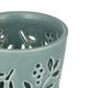 Photophore pour bougie chauffe-plat, porcelaine, bleu, Ø 7,2 cm x 5,5 cm