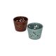 Photophore pour bougie chauffe-plat, porcelaine, bleu, Ø 7,2 cm x 5,5 cm