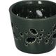 Bougeoir pour bougie chauffe-plat, porcelaine, vert, Ø7,2 cm x 5,5 cm