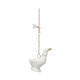 Hanger, porselein, gans, wit en goud