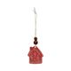 Hanger, porselein, huis, rood