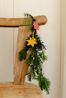 Hanger, porselein, ster, geel