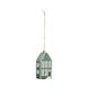 Hanger, porselein, puntgevelhuis, groen