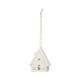 Hanger, porselein, vakwerkhuis, wit