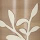 Vase motif branches, grès, brun clair,  Ø9 X 25 cm