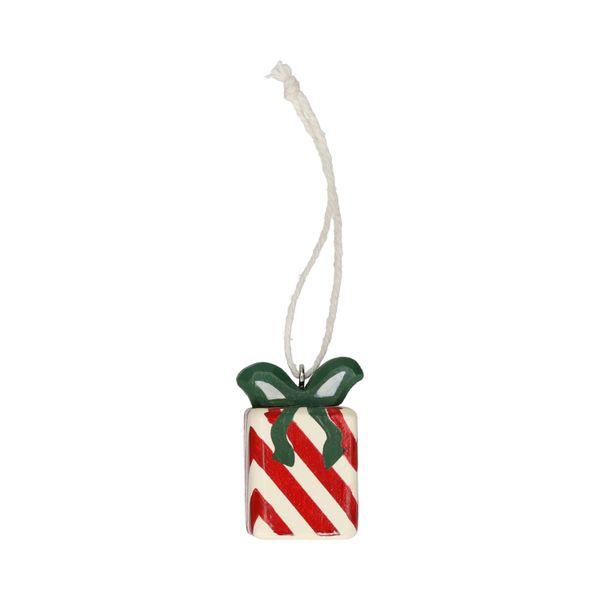 Hangers, hout, set van 4 (duif,muis,cadeau en sneeuwpop)