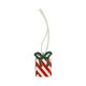 Hangers, hout, set van 4 (duif,muis,cadeau en sneeuwpop)