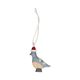 Hangers, hout, set van 4 (duif,muis,cadeau en sneeuwpop)