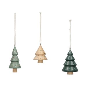 Hangers, hout, set van 3 bomen
