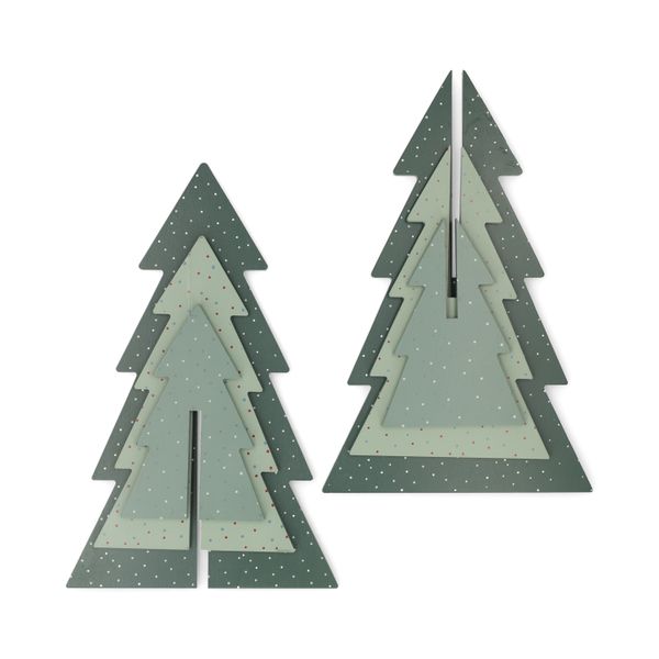 DIY kerstbomen 3D, hout, set van 3
