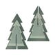 DIY kerstbomen 3D, hout, set van 3