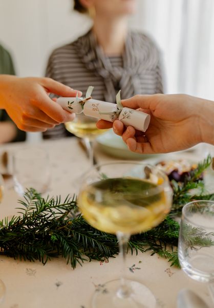 Christmas crackers, kersttakjes, 8 stuks