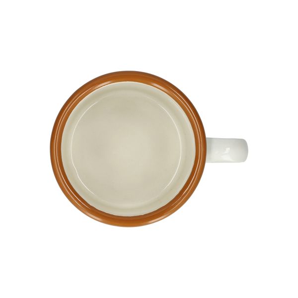 Beker met oor, emaille, specerijen, Ø8 cm