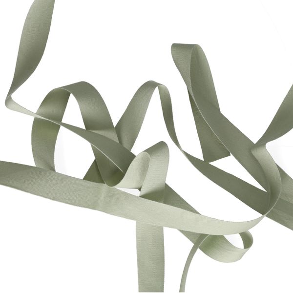 Lint, katoen, groen, 15 mm x 5 m
