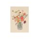 Kaart, bloemen in weckpot