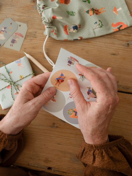 Stickers, bosvondsten, 36 stuks