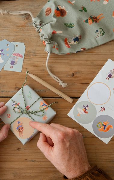 Stickers, bosvondsten, 36 stuks