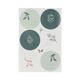 Stickers, kersttakjes, 36 stuks