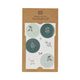 Stickers, kersttakjes, 36 stuks