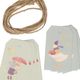 Cadeaulabels met bosvondsten, papier, 10 stuks