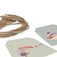 Cadeaulabels met bosvondsten, papier, 10 stuks
