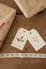 Cadeaulabels met kersttakjes, papier, 10 stuks