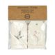 Cadeaulabels met kersttakjes, papier, 10 stuks