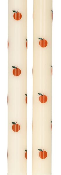 Dinerkaars, sinaasappels, 25 cm, set van 2