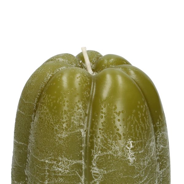 Vormkaars, groene pompoen, Ø8 x 11 cm
