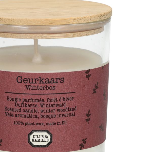 Geurkaars, winterbos, 140 gram
