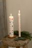Adventskaars, bosvondsten, Ø5 x 25 cm