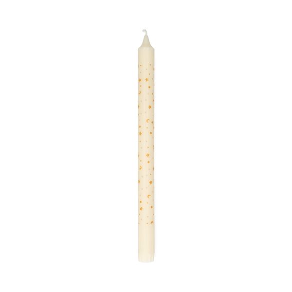 Dinerkaars, ster en maan, 30 cm, 2 stuks