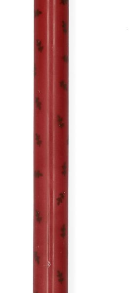 Dinerkaars, rood met takjes, 30 cm