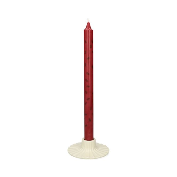 Dinerkaars, rood met takjes, 30 cm