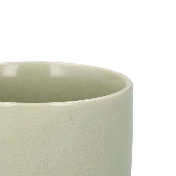 Ikebana schaal, porselein, licht groen, Ø10 cm
