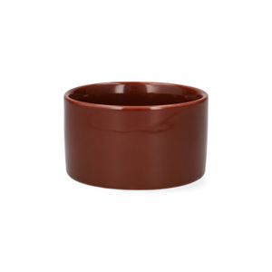 Coupelle ikebana, porcelaine, rouge-brun, Ø 10 cm Coupelle ikebana, porcelaine, rouge-brun, Ø 10 cm