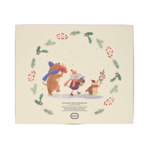 Adventskalender, chocolade, 209 gram